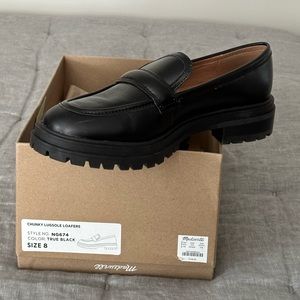 Madewell Bradley Lug Sole Loafer in Leather